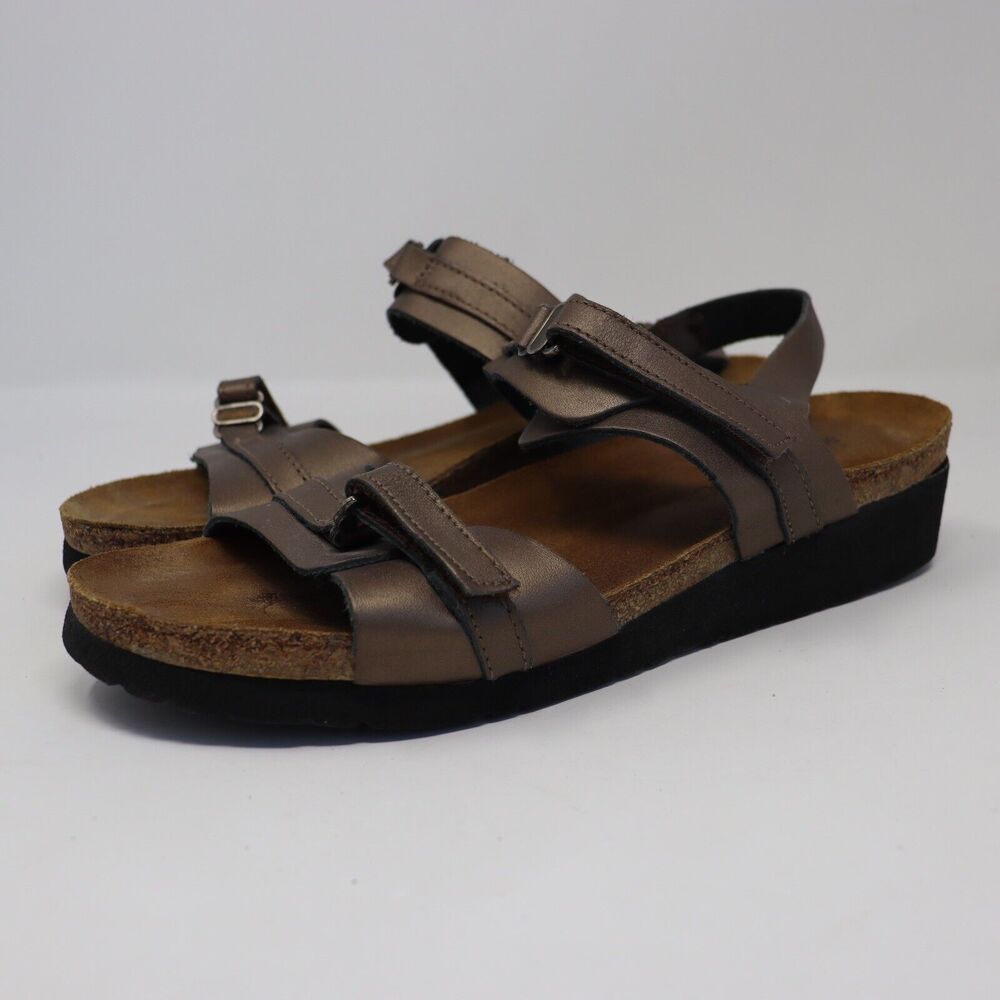 NAOT Kayla Women Size 40 US 9-9.5 Radiant Copper Strappy Comfort Orthotic Sandal - Picture 2 of 5